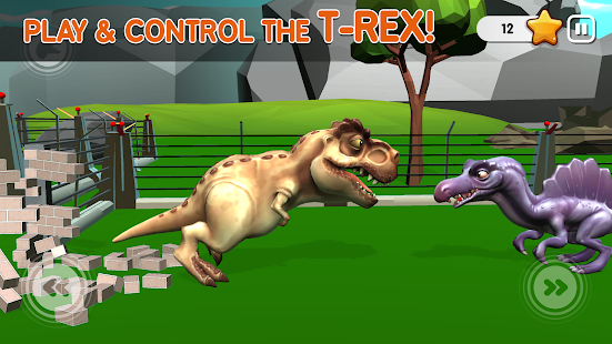 Baixar e jogar Dinossauro jogo online - T Rex no PC com MuMu Player