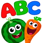 Funny Food ABC para crianças Jogos educativos 4-6