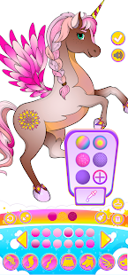 Pintar Unicornio Colorir Desenhos animados Jogos de Meninas Video