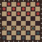 Checkers 2 Player Offline 3D