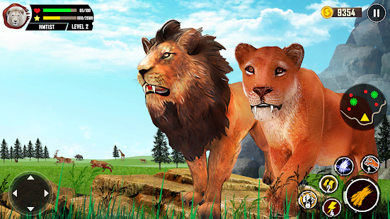 Download and play Lion Family Games Simulator on PC with MuMu Player