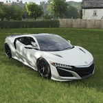 Sport Honda NSX Drag Racing
