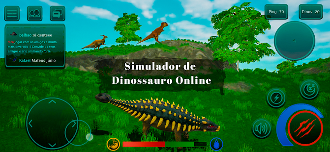 The cursed isle - Jogo de dinossauro online pra Android 