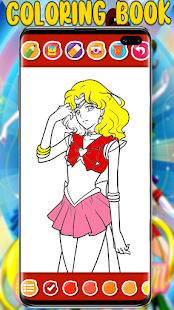 Download Kawaii Anime Girl ColoringBook App Free on PC (Emulator