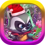 Yule Magician Raccoon Escape