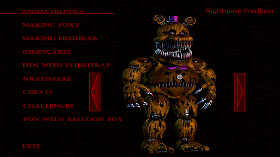 FNAF AR - ALL Fredbear Animatronics (2022 Evolution) - Jumpscare