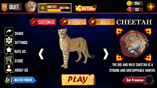 Wild Cheetah Sim 3D APK para Android - Download