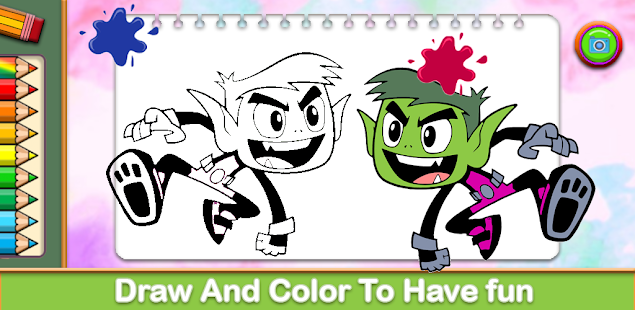 Teen Titans Go Coloring Pages