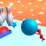 Ball roll carrera de bolos 3D