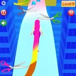 Hair Challenge Run 3d game