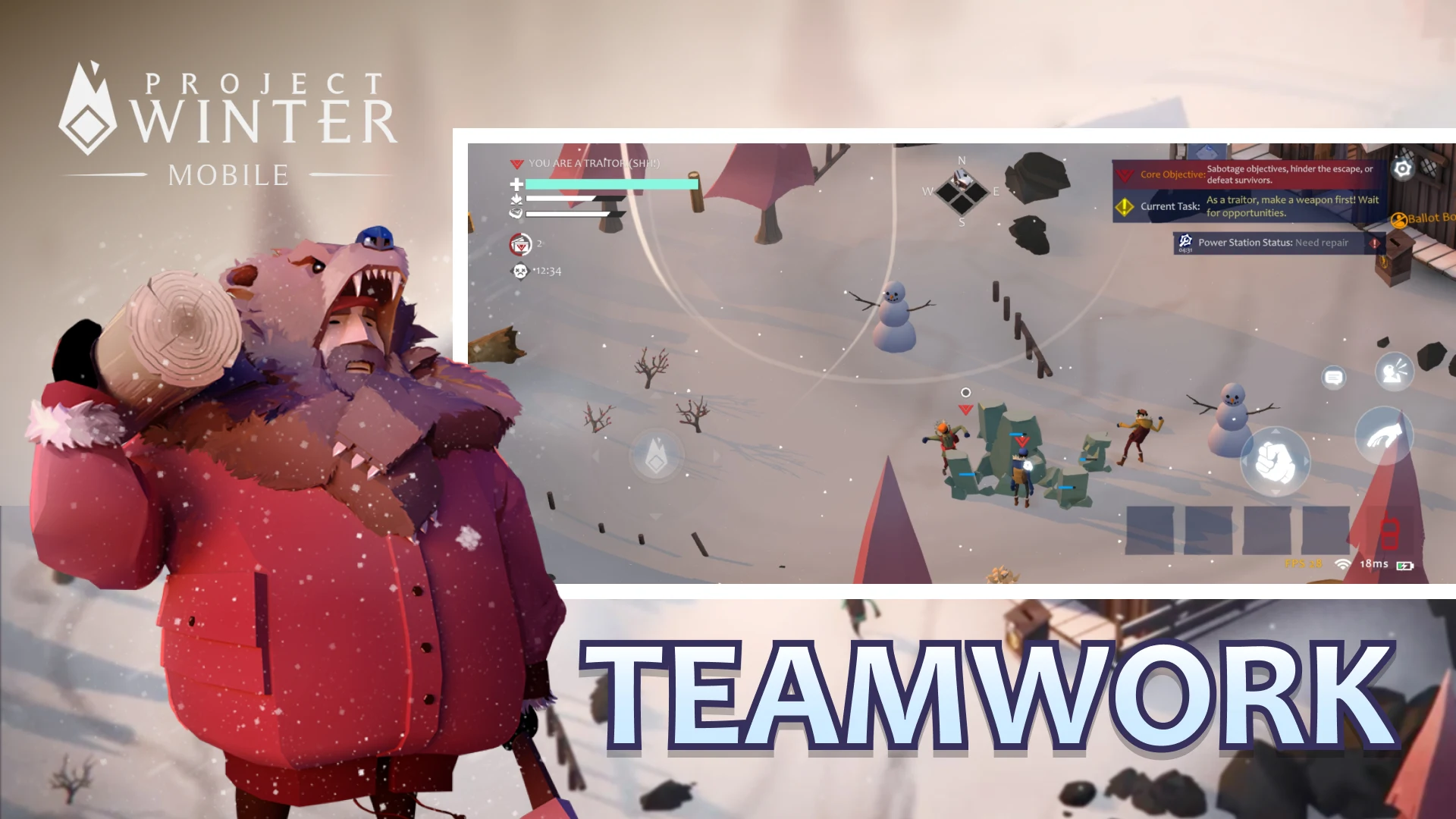 Скачаете и играйте в Project Winter Mobile на ПК с помощью MuMu Player